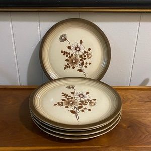 Wallace Heritage Painted Desert Collection Sunset Dinner Plate set of 5